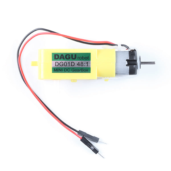 SparkFun Hobby Gearmotor - 140 RPM, Male Connectors (Single)