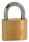 KASP SECURITY K12040 40mm Premium Brass Padlock with Hardened Steel Shackle for Maximum Corrosion Resistance