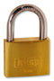 KASP SECURITY K12050 50mm Premium Brass Padlock with Double Bolted Locking Mechanism