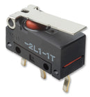 OMRON ELECTRONIC COMPONENTS D2FD-2L1-1H Microswitch, SPDT, Solder, 2 A, 125 VAC, 30 VDC