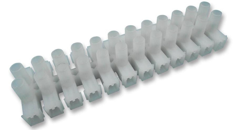 METWAY ELECTRICAL INDUSTRIES 500SKMDS12 Panel Mount Barrier Terminal Block, 12 Ways, 1, 600 V, 30 A, 22 AWG, 12 AWG