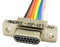 Glenair MWDM2L-31P-6E5-18.0B Micro D Cable Assembly Micro-D Plug to Free End 31 Ways 18 " 457 mm Multi-coloured