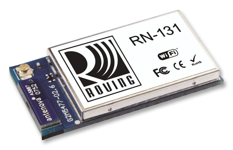 MICROCHIP RN131C/RM Wireless LAN Module with Chip Antenna and U.FL Connector
