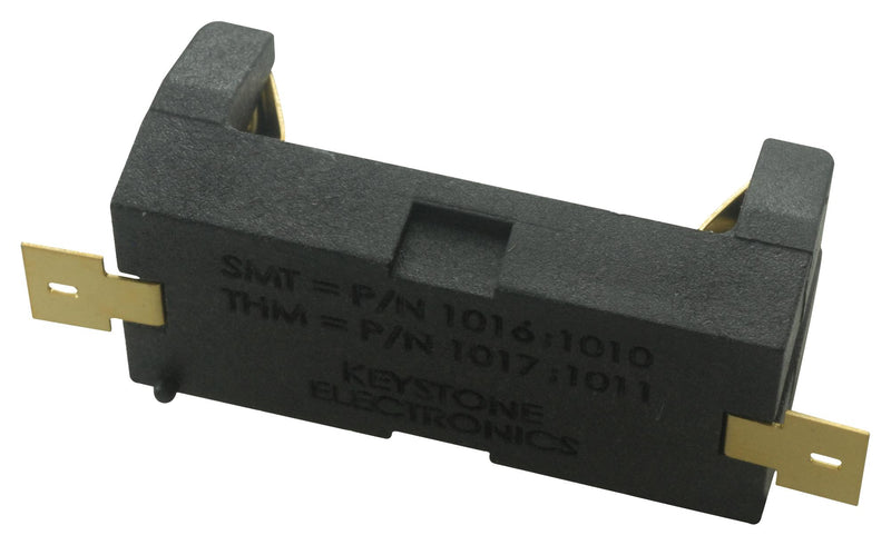 Keystone 1016 Batt Holder 1/2AA X 1 SMD