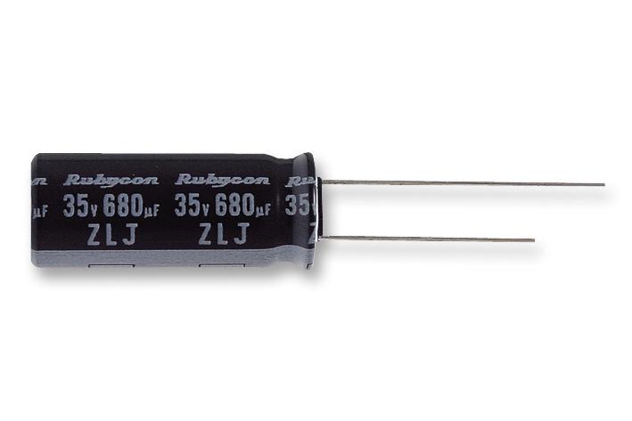 Rubycon 35ZLJ560M10X20 Electrolytic Capacitor 560 &Acirc;&micro;F 35 V &plusmn; 20% Radial Leaded 10000 Hours @ 105&deg;C Polar