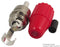 Deltron Components 413-0500 RCA (Phono) Audio / Video Connector 1 Contacts Plug Silver Plated Metal Body Red