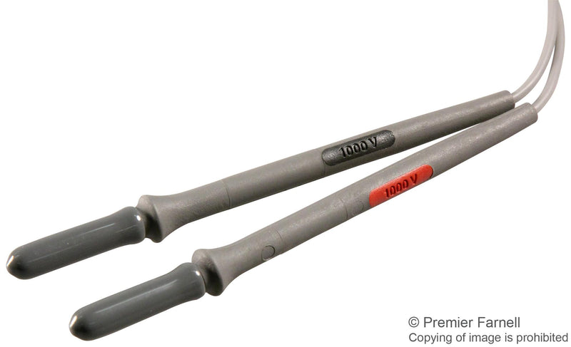 KEYSIGHT TECHNOLOGIES 34133A Test Lead Set, Test Tip Probe, 4mm Right Angle Banana Plug, Shrouded, 1 kV, 3 A, Black, Red, 1.2 m