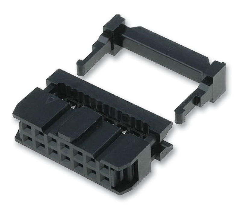 AMPHENOL T812134A101CEU Wire-To-Board Connector, with Strain Relief, 2.54 mm, 34 Contacts, Receptacle, T812 Series