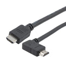 L-COM HD21ZRAR-MM-BLK-2M Hdmi 2.1 Cable M/RA-RIGHT-M Lszh BLK 2.0M 52AK0512 New