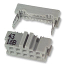 3M 3473-7600 Wire-To-Board Connector, 10 Contacts, Receptacle, 2.54 mm, IDC / IDT, 2 Rows