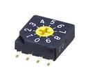Nidec Copal Electronics SC-2210TB Rotary Coded Switch SC-2000 Series Surface Mount 10 Position 5 VDC BCD 100 mA
