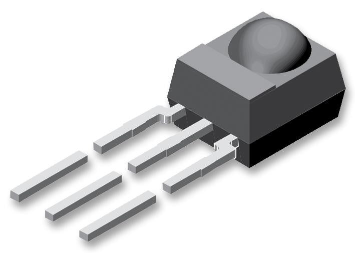 VISHAY TSOP32338 Infrared Receiver, Remote Control, 38 kHz, 45m, 45 &deg;, 5.5 V, 2.5 V, -25 &deg;C