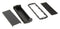 Bopla 84102000 Alubos Mounting LID Capped 34.6 X 108.6MM Alum RAL 9005 03AH6881