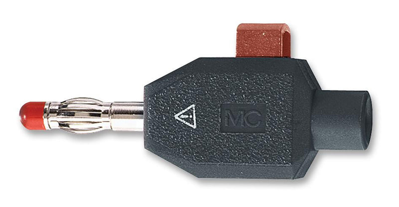 STAUBLI KLS4 SCHWARZ Banana Test Connector, 4mm, Plug, Cable Mount, 10 A, 60 VDC, Black