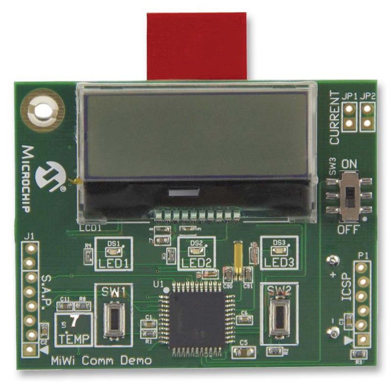 MICROCHIP DM182016-2 868MHz MiWi Demonstration Kit with MRF89XAM8A Transceiver Module