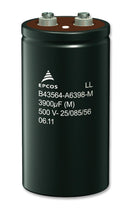 EPCOS B43564B9228M000 Electrolytic Capacitor, Screw, 2200 &iuml;&iquest;&frac12;F, 400 V, B43564 Series, 15000 hours @ 85&iuml;&iquest;&frac12;C, &iuml;&iquest;&frac12; 20%, Screw