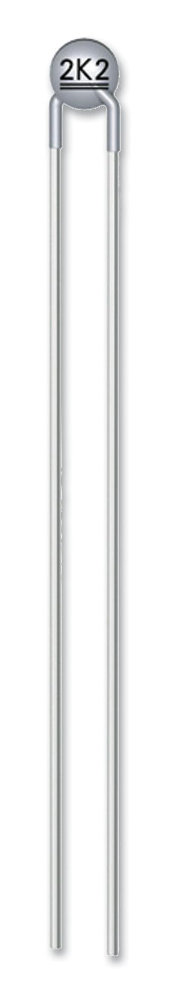 EPCOS B57891M0472K000 Thermistor, NTC, 4.7 kohm, B57891M Series, 3980 K, Through Hole, Radial Leaded