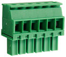 Camdenboss CTBP92VD/6R Pluggable Terminal Block Reversed 3.5 mm 6 Ways Screw