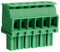 Camdenboss CTBP92VD/6R Pluggable Terminal Block Reversed 3.5 mm 6 Ways Screw