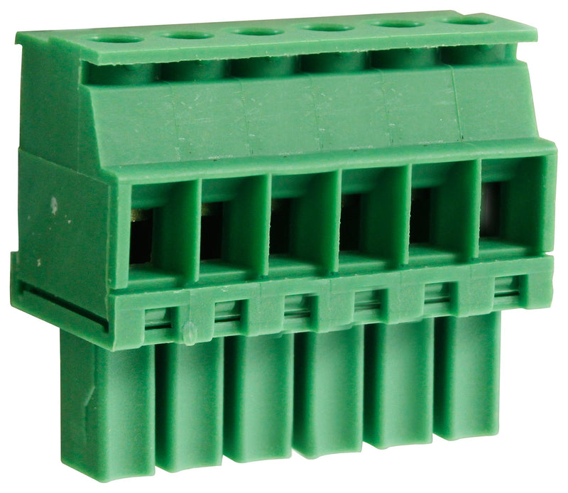 Camdenboss CTBP92VD/6R Pluggable Terminal Block Reversed 3.5 mm 6 Ways Screw