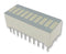 KINGBRIGHT DC-10YWA LED Bar Graph Array, Yellow, 20 mA, 2.1 V, 2.4 mcd, 10 LEDs, 25.4mm x 10.16mm