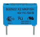 EPCOS B32922C3474M000 Film Capacitor, 0.47 &micro;F, X2, 305 V, PP (Polypropylene), &plusmn; 20%