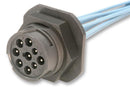 AMPHENOL INDUSTRIAL ATC17-9-1939PN Circular Connector, AT Series, Panel Mount Receptacle, 9 Contacts, Crimp Pin, Thermoplastic Body