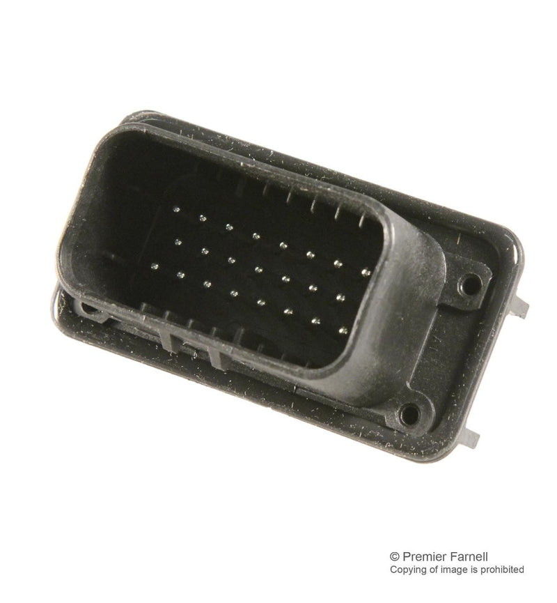 AMP - TE CONNECTIVITY 776087-1 Rectangular Power Connector, AMPSEAL Series, Through Hole, Header, 23 Contacts, 2 mm, Pin