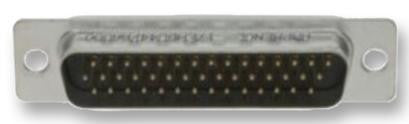 AMPHENOL COMMERCIAL PRODUCTS 17EHD062SAA000 D Sub Connector, 62 Contacts, Receptacle, DC, 17EHD Series, Steel Body, Solder