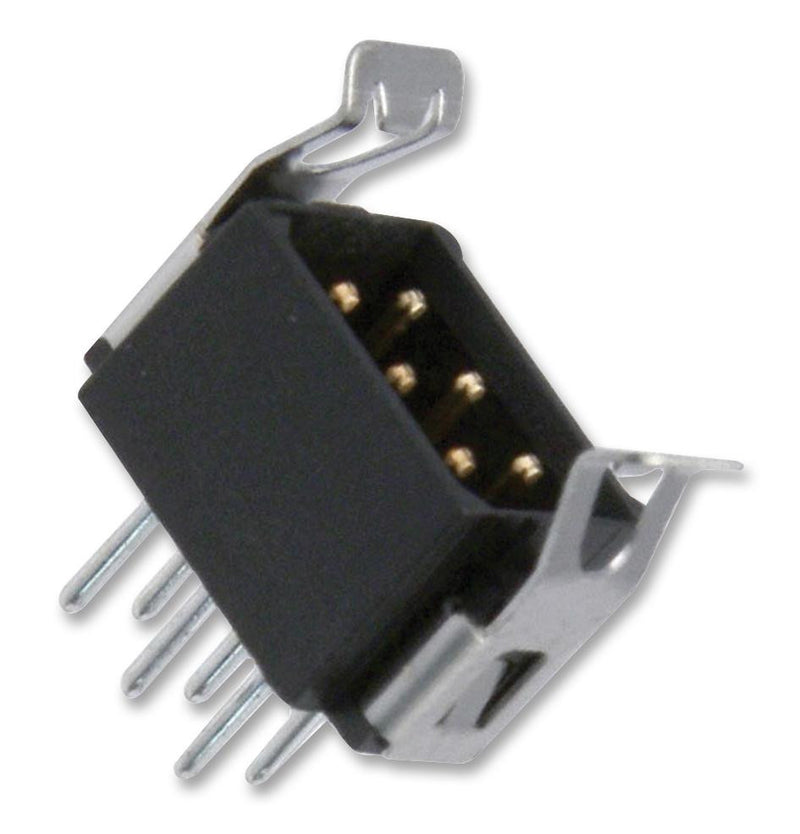 HARWIN M80-8530642 Wire-To-Board Connector, 2 mm, 6 Contacts, Plug, Datamate L-Tek M80 Series, Through Hole, 2 Rows