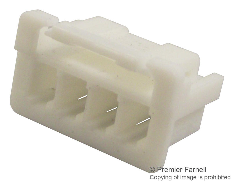 MOLEX 502351-0400 Connector Housing, DuraClik Series, Receptacle, 4 Ways, 2 mm