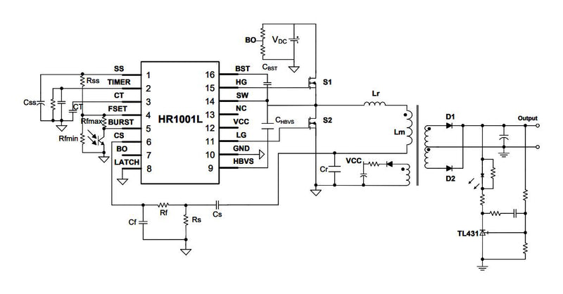 Monolithic Power Systems (MPS) HR1001LGS-P Half Bridge LLC Resonant Control IC for Lighting 13V to 15.5V in SOIC-16 New