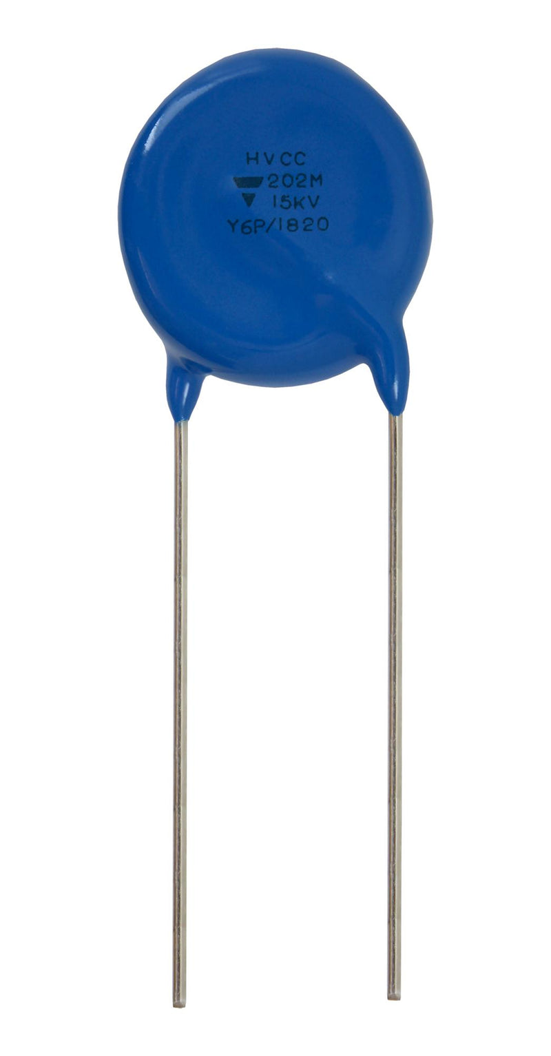 Vishay HVCC203Y6P151MEAX HVCC203Y6P151MEAX Ceramic Disc Capacitor 150 pF 20 kV &Acirc;&plusmn; 20% Y6P 12.5 mm Radial Leaded