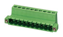 Phoenix Contact IC 25/ 4-STGF-508 Pluggable Terminal Block 5.08 mm 4 Ways 30AWG to 12AWG 2.5 mm&Acirc;&sup2; Screw 12 A