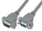 L-COM CSM9MF-50 Computer Cable, Serial, D Sub Mini Plug, D Sub Mini Socket, 50ft, 15.24m, Grey
