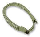 L-COM CSMUAX-1M USB Cable Assembly, USB Type A Plug, USB Type A Receptacle, USB 2.0, 3.3 ft, 1 m