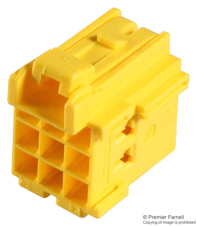 AMP - TE CONNECTIVITY 1-967621-1 Connector Housing, Receptacle, 9 Ways, JPT Socket Contacts