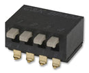 C & K COMPONENTS BPA04SBR DIP / SIP Switch, 4 Circuits, SPST, SMD, DIP Unsealed, 25 VDC