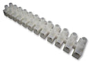 CAMDENBOSS CTSN434/12 Panel Mount Barrier Terminal Block, 1 Row, 12 Ways, 12 mm, 30 A