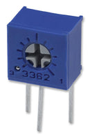 BOURNS 3362S-1-102LF Trimmer Potentiometer, 1 kohm, 500 mW, &plusmn; 10%, Trimpot 3362 Series, 1 Turns, Through Hole