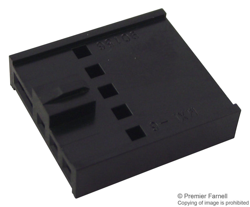 MOLEX 90156-0145 Wire-To-Board Connector, 2.54 mm, 5 Contacts, Receptacle, C-Grid III 90156 Series, 1 Rows