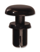 DURATOOL DTRSR5065B Rivet, Snap, Nylon 6.6, 5.2mm Mounting Diameter, 12.2mm Length, Ext Diameter 9mm, PK100