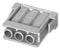 AMPHENOL SINE/TUCHEL C146 A03 001 E8 Heavy Duty Connector Insert, Pin Module, Less Contacts, Heavy Mate M Series, Plug, A3/4, 3 Contacts