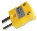 LABFACILITY AM-K-M Thermocouple Connector, Plug, Type K, ANSI, Miniature, In Line