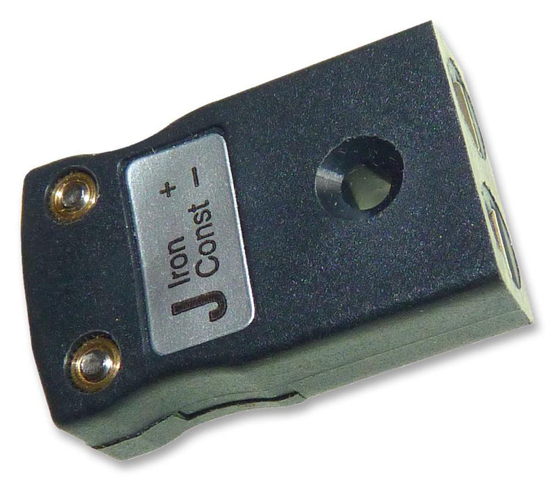 LABFACILITY AM-J-LCF Thermocouple Connector, Socket, Type J, ANSI, Miniature, In Line