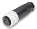 AMPHENOL SINE/TUCHEL C015 30D006 002 1 Circular Connector, C015 Series, Cable Mount Receptacle, 6 Contacts, Solder Socket