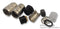 AMPHENOL SINE/TUCHEL C091 31D012 201 2 Circular Connector, C091D Series, Cable Mount Receptacle, 12 Contacts, Solder Socket