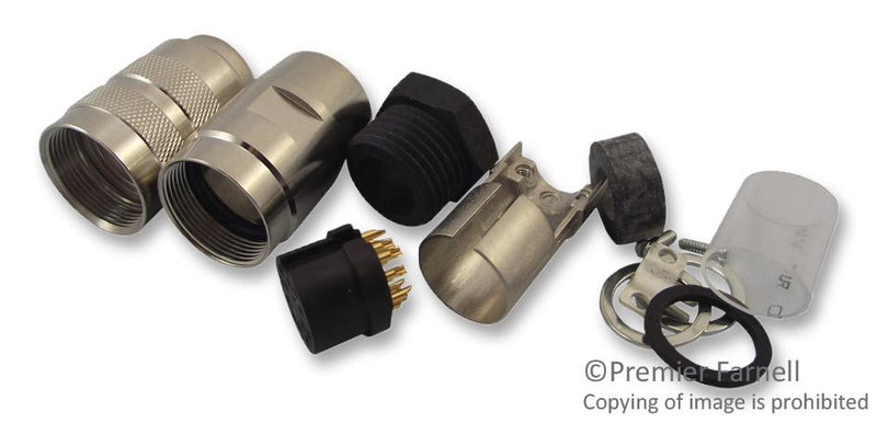 AMPHENOL SINE/TUCHEL C091 31D012 201 2 Circular Connector, C091D Series, Cable Mount Receptacle, 12 Contacts, Solder Socket