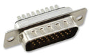 AMPHENOL FCI 10090769-P264ALF D Sub Connector, 26 Contacts, Plug, DA, High Density Series, Steel Body, Solder