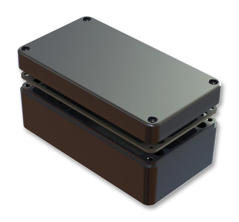 DELTRON ENCLOSURES 486-221208-68 Metal Enclosure, Heavy Duty, Diecast, IP68, PCB Box, Aluminium, IP68, 80 mm, 120 mm